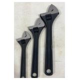 Proto 12in, 10in & 8in Adjustable Wrenches