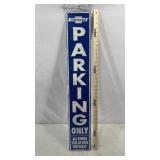 Chevrolet Parking Metal Sign