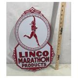 Linco Marathon Metal Sign