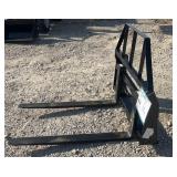 AGT 48in 4000lb Quick Attach Pallet Forks