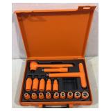 Facom 17pc Socket Wrench Set 1/2Dr