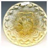 Imperial Amber Pansy Plate