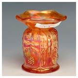 Fenton Marigold Butterfly & Berry Spitton
