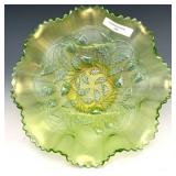 Northwood Lime Green Strawberry Bowl