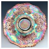 Fenton Amethyst Orange Tree Plate