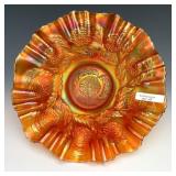 Fenton Marigold Ten Mums Bowl