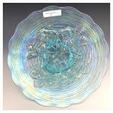 Northwood Ice Blue Rose Show Plate