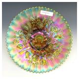 Northwood Electric Green Good Luck Plate