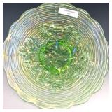 Northwood Ice Green Rose Show Plate