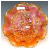 Northwood Marigold Peacocks Bowl