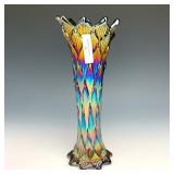 Dugan Purple Lined Lattice Vase