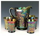 Millersburg Green Hanging Cherries Water Set