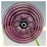 Lavendar Banded Flower Hatpin
