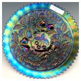 Northwood Amethyst Three Fruit Plate