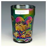 Northwood Purple Oriental Poppy Tumbler