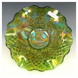 Millersburg Green Nesting Swan Bowl