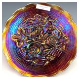 Northwood Amethyst Rose Show Plate