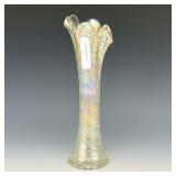 Imperial White Ripple Mini Vase