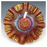 Fenton Amethyst Persian Medallion Bowl