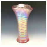LIG Pink Ripple Mid-Size Vase