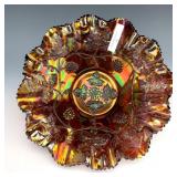 Millersburg Purple Grape Leaves Bowl