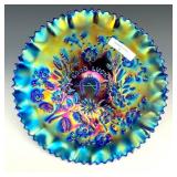 Northwood Electric Blue Good Luck Bowl