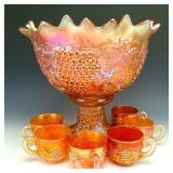 Northwood Marigold Grape & Cable Punch Set