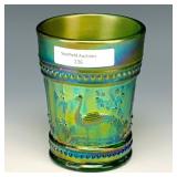 Northwood Green Peacock at the Fount Tumbler