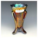 Northwood Blue Daisy & Drape Vase
