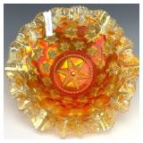 Millersburg Marigold Many Stars Bowl