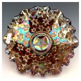 Millersburg Amethyst Many Stars Bowl