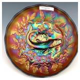 Millersburg Amethyst Trout & Fly Bowl