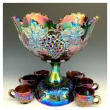 Dugan Black Amethyst Many Fruits Punch Set