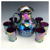 LG Wright Amethyst Floral & Grape Water Set