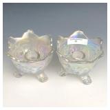 IG White Everglades Candle Holder Set