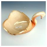 IG Marigold on Milkglass Swan Dish