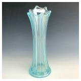IG Ice Blue Morning Glory Vase