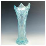 IG Ice Blue Gothic Arches Vase