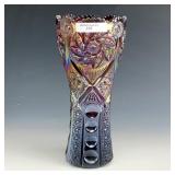 Westmoreland Red Whirling Star Vase