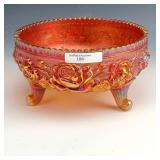 Imperial Marigold Lustre Rose Footed Bowl