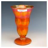 Fenton Marigold Footed Vase