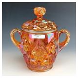 IG Marigold Hobstar Cookie Jar