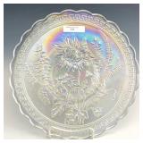 IG White Chrysanthemum Chop Plate