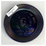 Big Pike Key Blue Harry Truman Plate