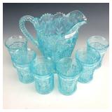 IG Ice Blue Tiger Lily Water Set