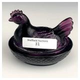 Boyd Amethyst Hen on Nest