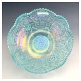 IG Ice Blue Octagon Bowl