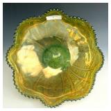 Imperial Geometric Green Bowl