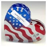 Fenton American Heart Paperweight