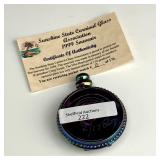 Fenton Amethyst Stag Pocket Watch